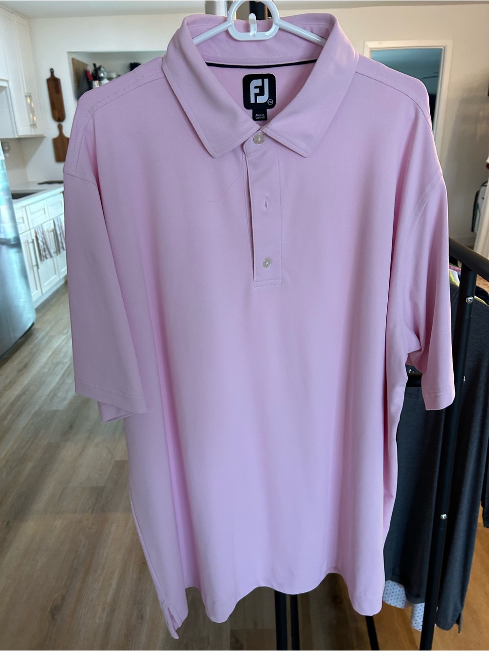 FootJoy Men’s Light Pink Golf Polo Shirt